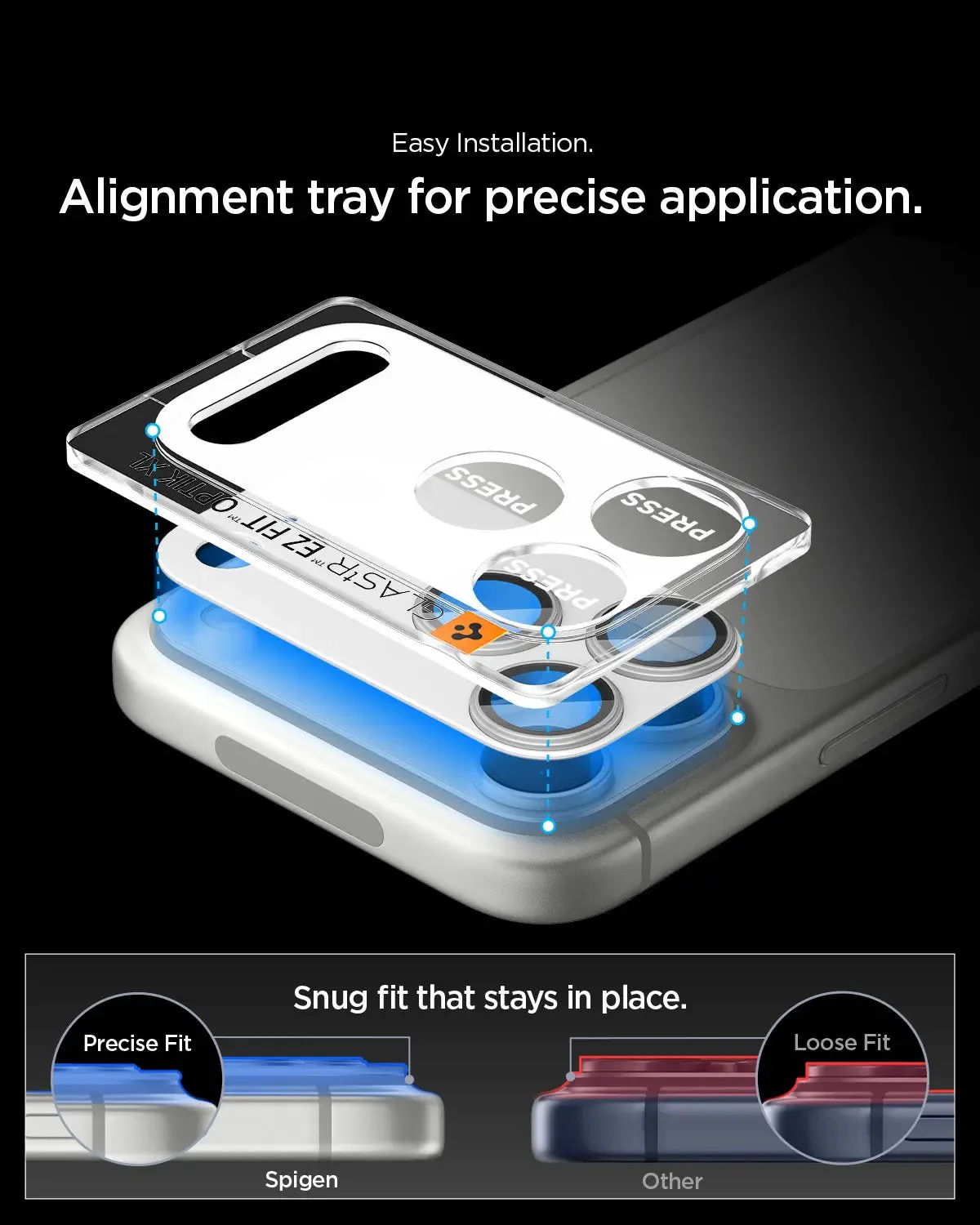 iPhone 17 Pro Lens Protector Optik Pro XL EZ Fit - Image 4