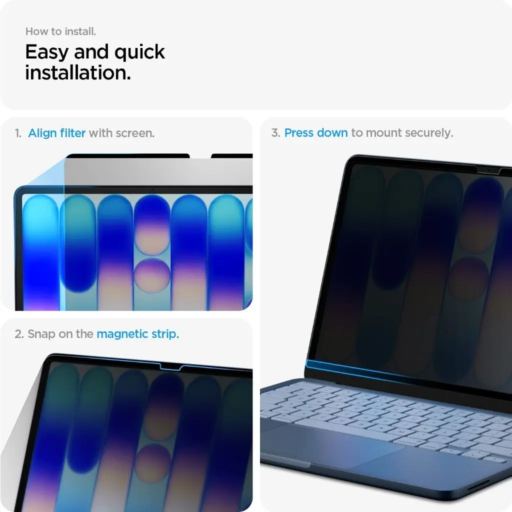 MacBook Neo 13" A18 Pro (2026) Privacy Screen Protector SafeView - Image 6