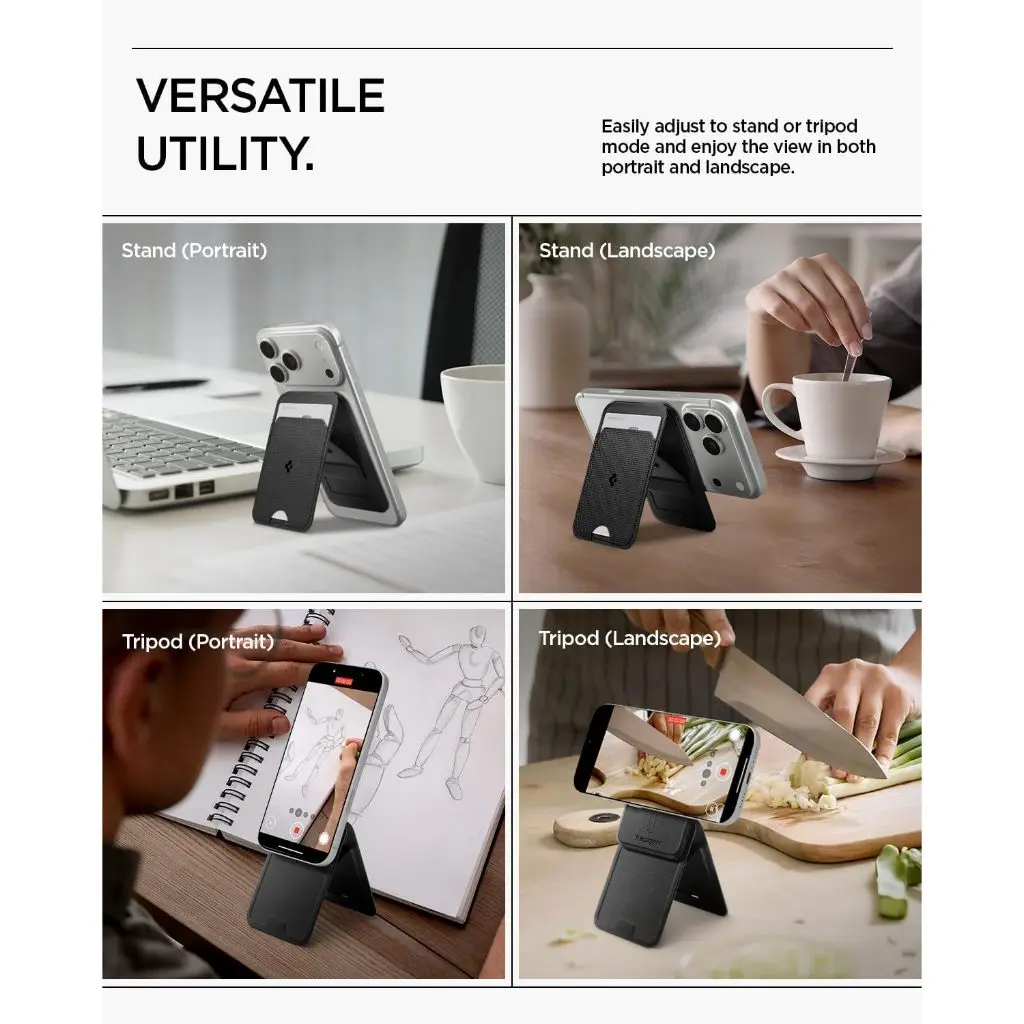 Magsafe Card Holder Slim Fold Tripod Stand - Image 8