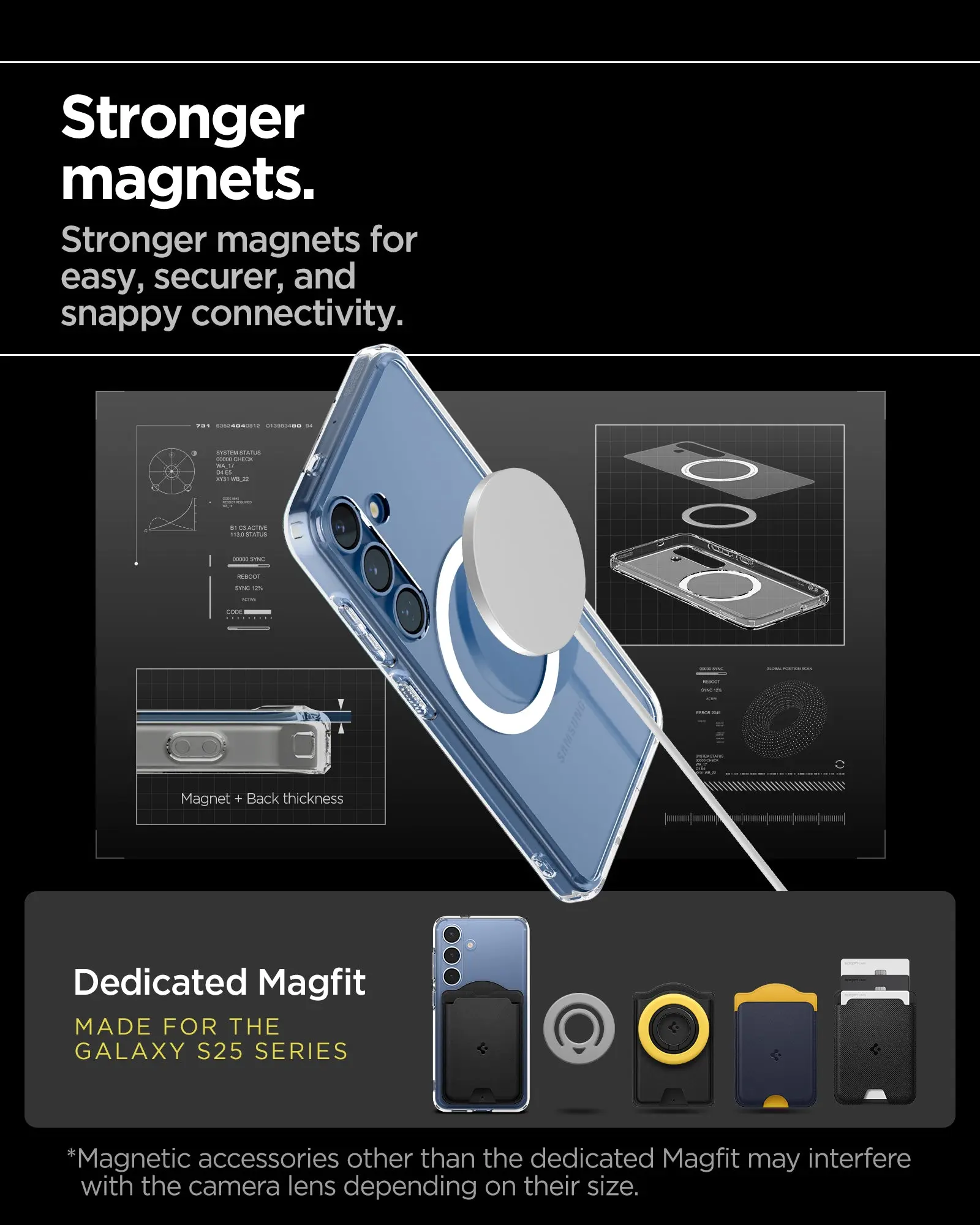 Samsung S25 Case Ultra Hybrid MagFit / Crystal Hybrid MagFit - Image 5
