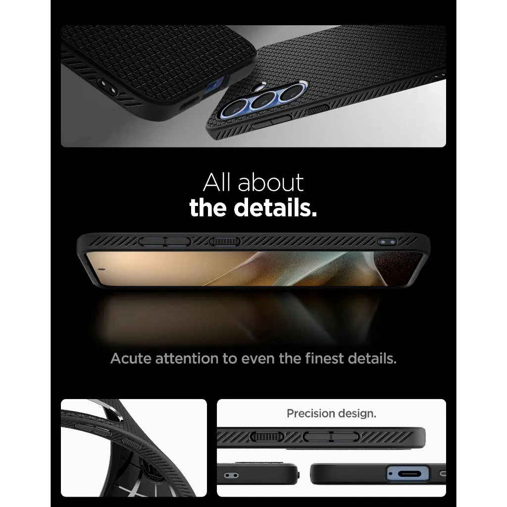 Samsung S25+ Case Liquid Air Black - Image 6