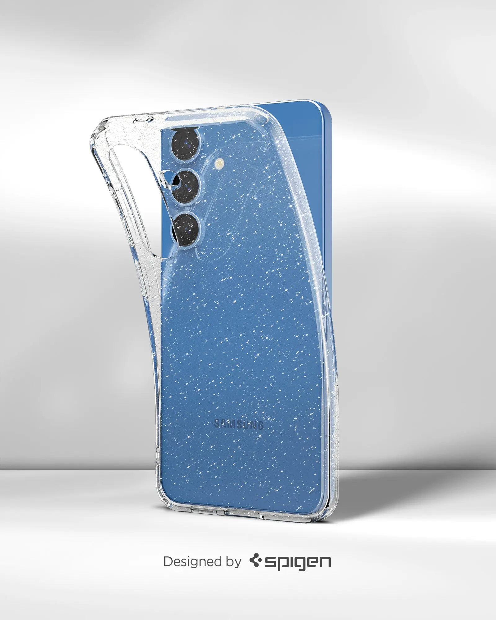 Samsung S25+ Case Liquid Crystal Glitter - Image 3
