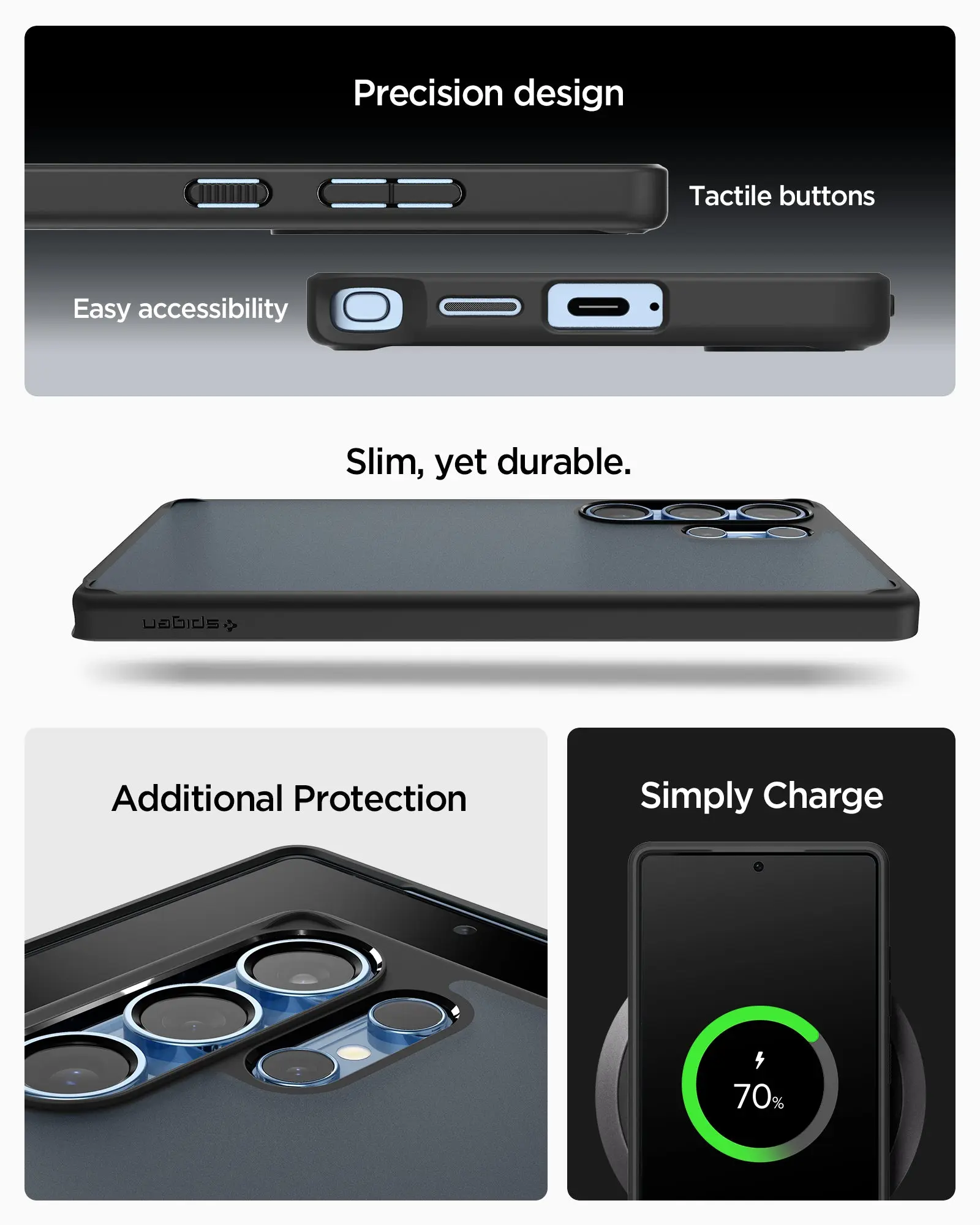 Samsung S25 Ultra Case Ultra Hybrid Frost - Image 6