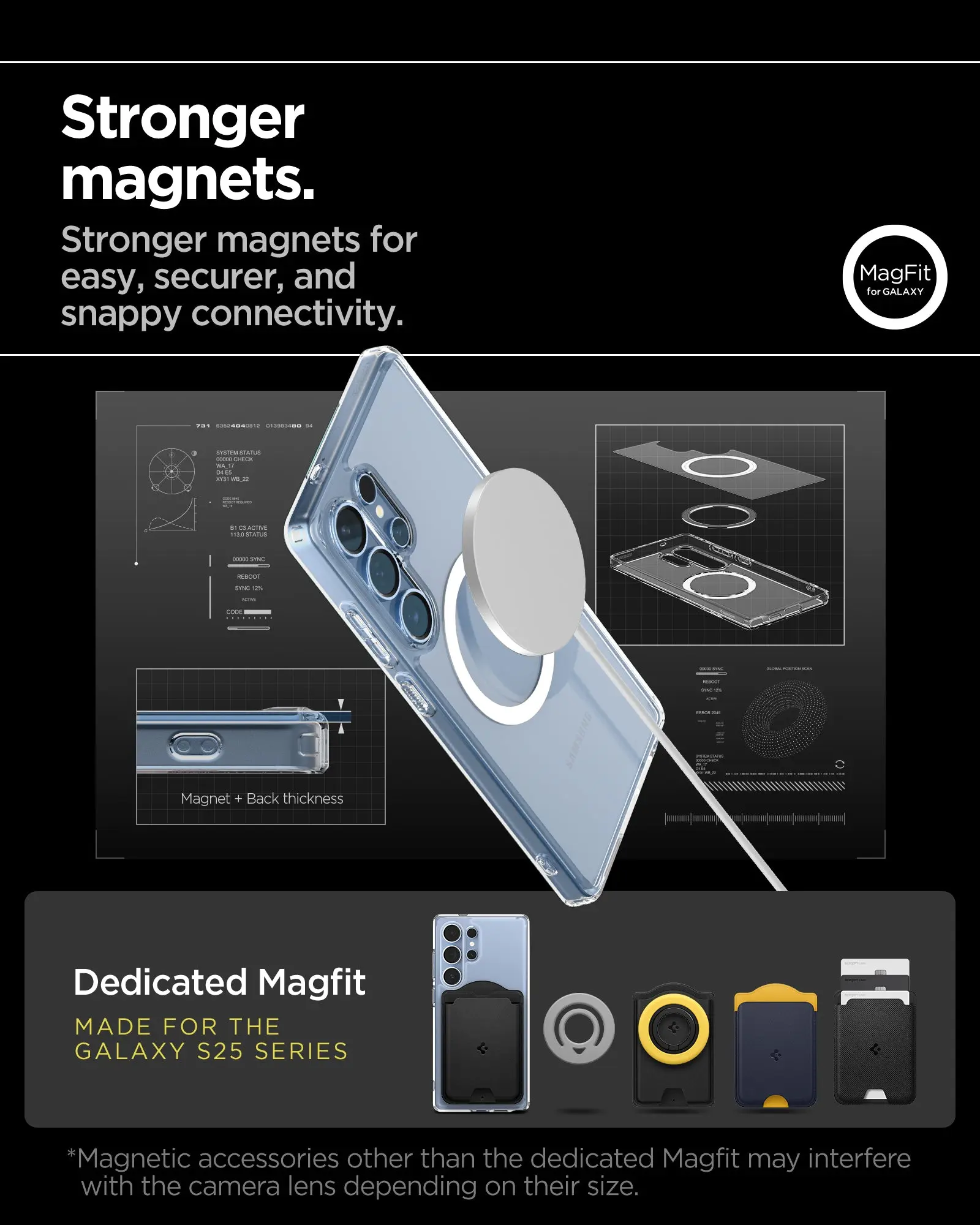 Samsung S25 Ultra Case Ultra Hybrid MagFit / Crystal Hybrid MagFit - Image 6