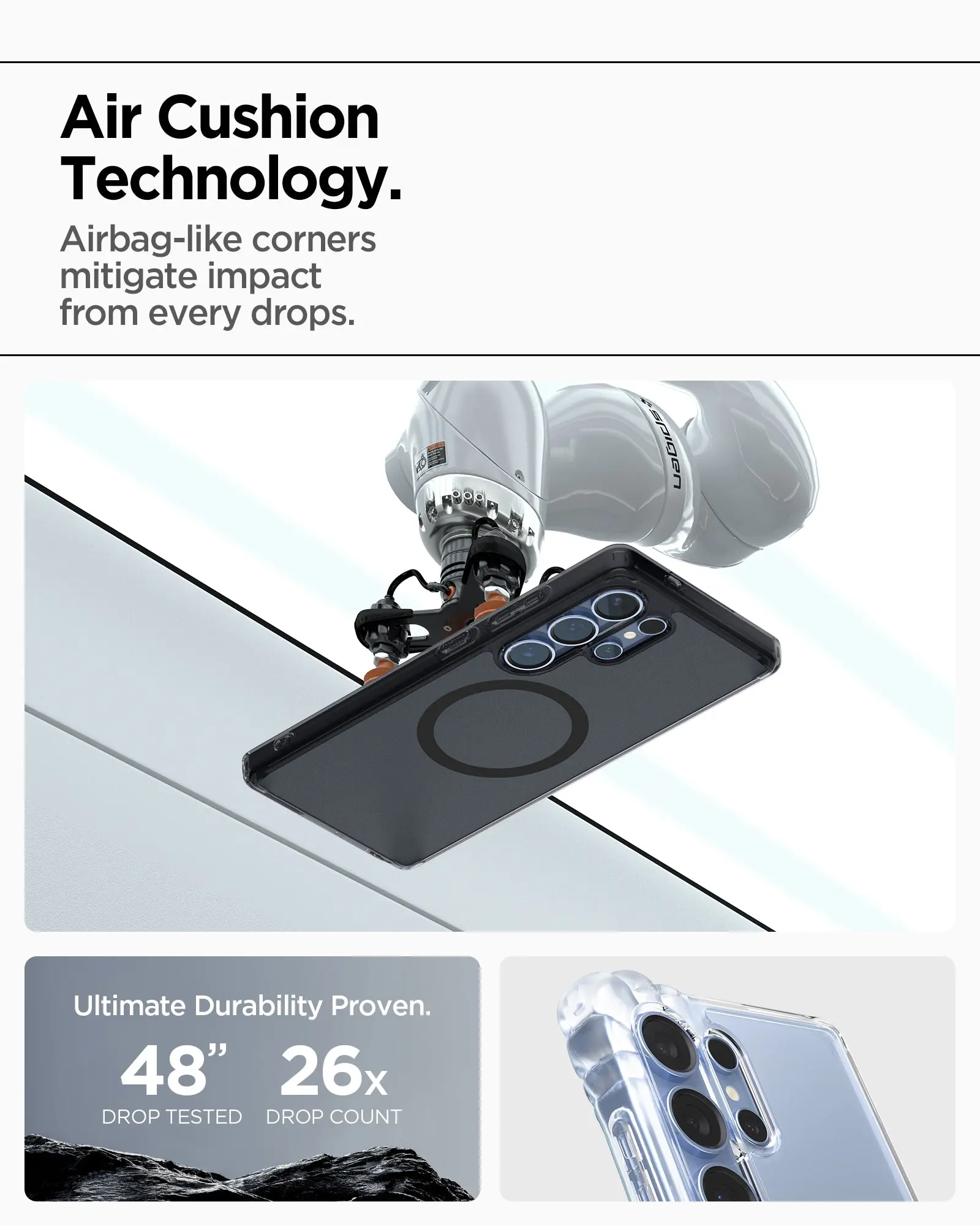 Samsung S25 Ultra Case Ultra Hybrid MagFit Frost - Image 4