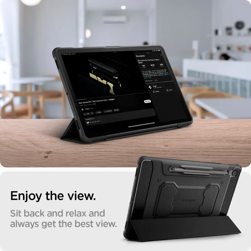Samsung Tab S10 FE Case (2025) / S9 (2023) Rugged Armor Pro - Image 4
