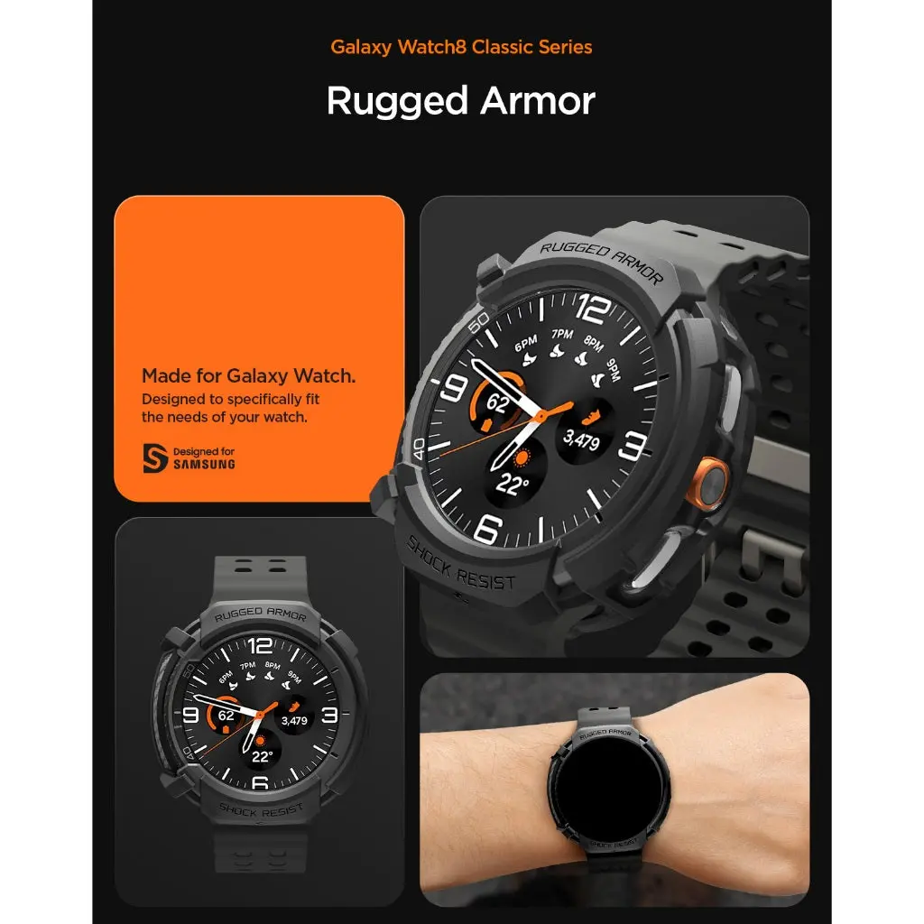 Samsung Watch 8 Classic (46mm) Case Rugged Armor - Image 3