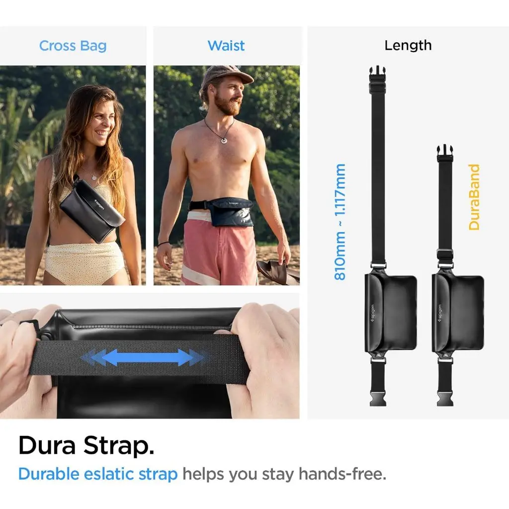 [Set of 2] Aqua Shield Waterproof Waist Bag + Waterproof Phone Pouch A621 - Image 3