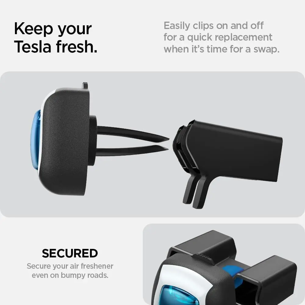 [2 Pack] Tesla Model Y Juniper (2026/2025) & Model 3 Highland (2026/2025/2024) Air Freshener Adapter - Image 4
