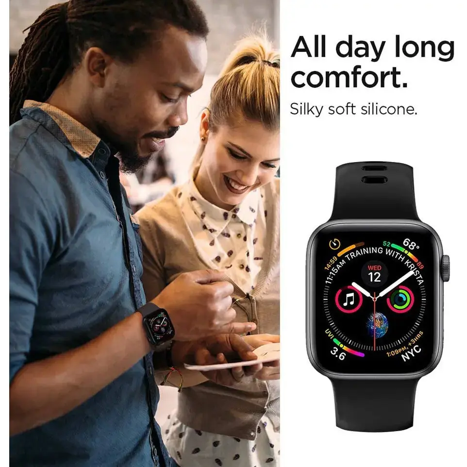 Apple Watch Strap Series (49mm / 46mm / 45mm / 44mm / 42mm) Silicone Fit - Image 3
