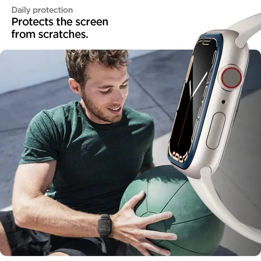 [2 Pack] Apple Watch Screen Protector Series (45mm) ProFlex EZ Fit - Image 5