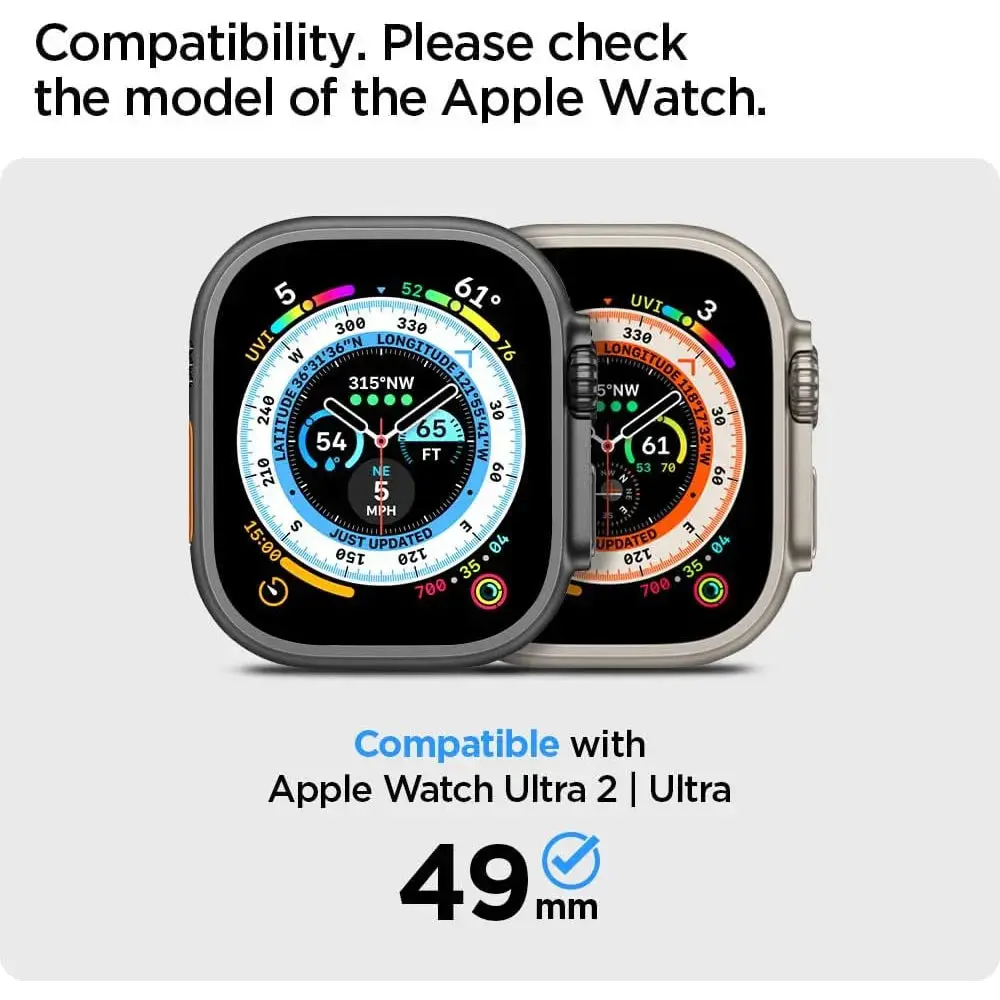 Apple Watch Screen Protector Series Ultra 2/1 (49mm) Full Cover Glas.tR Slim Pro - Image 2
