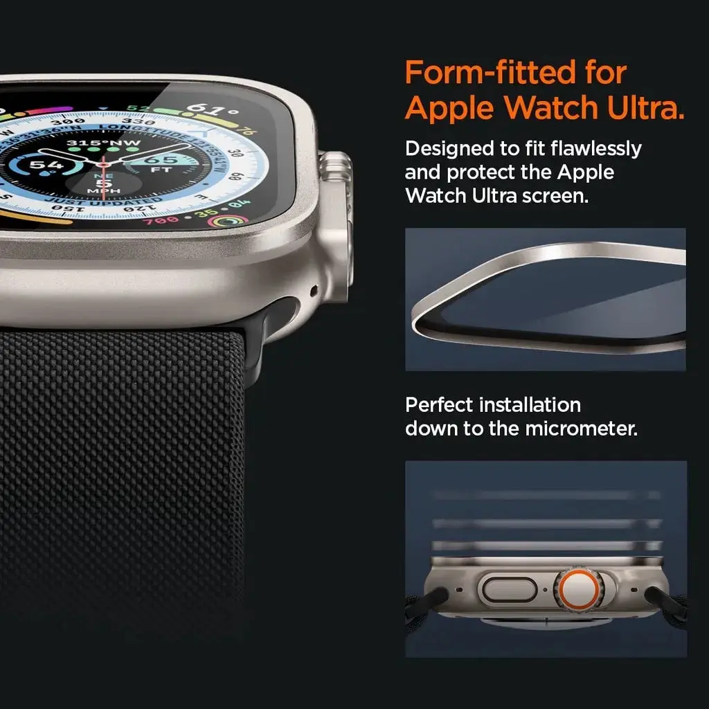 Apple Watch Screen Protector Series Ultra 2/1 (49mm) Full Cover Glas.tR Slim Pro - Image 4