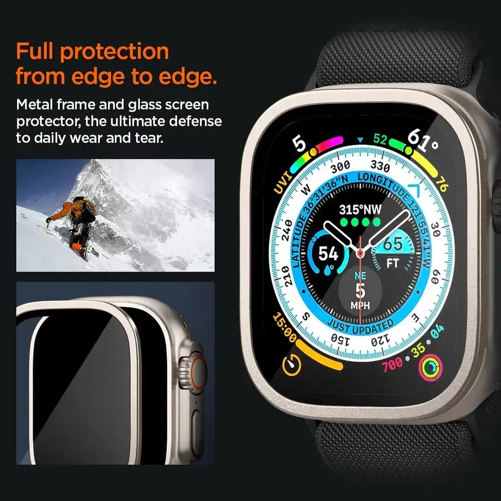 Apple Watch Screen Protector Series Ultra 2/1 (49mm) Full Cover Glas.tR Slim Pro - Image 5