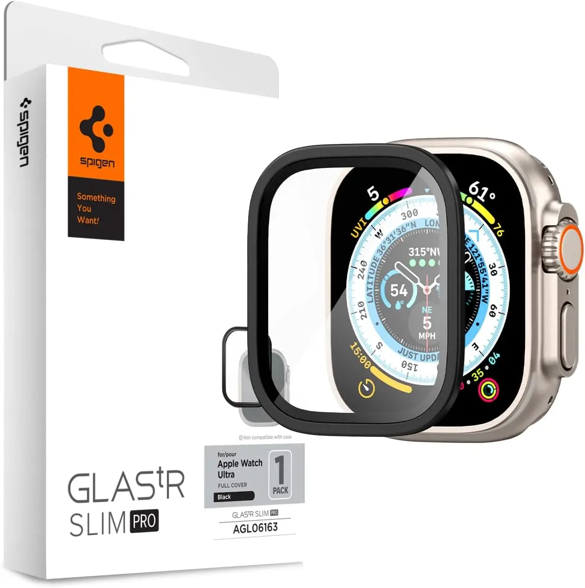Apple Watch Screen Protector Series Ultra 2/1 (49mm) Full Cover Glas.tR Slim Pro - Image 8