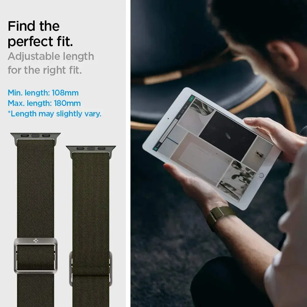 Apple Watch Strap Series (49mm / 46mm / 45mm / 44mm / 42mm) Watch Band Lite Fit - Image 5