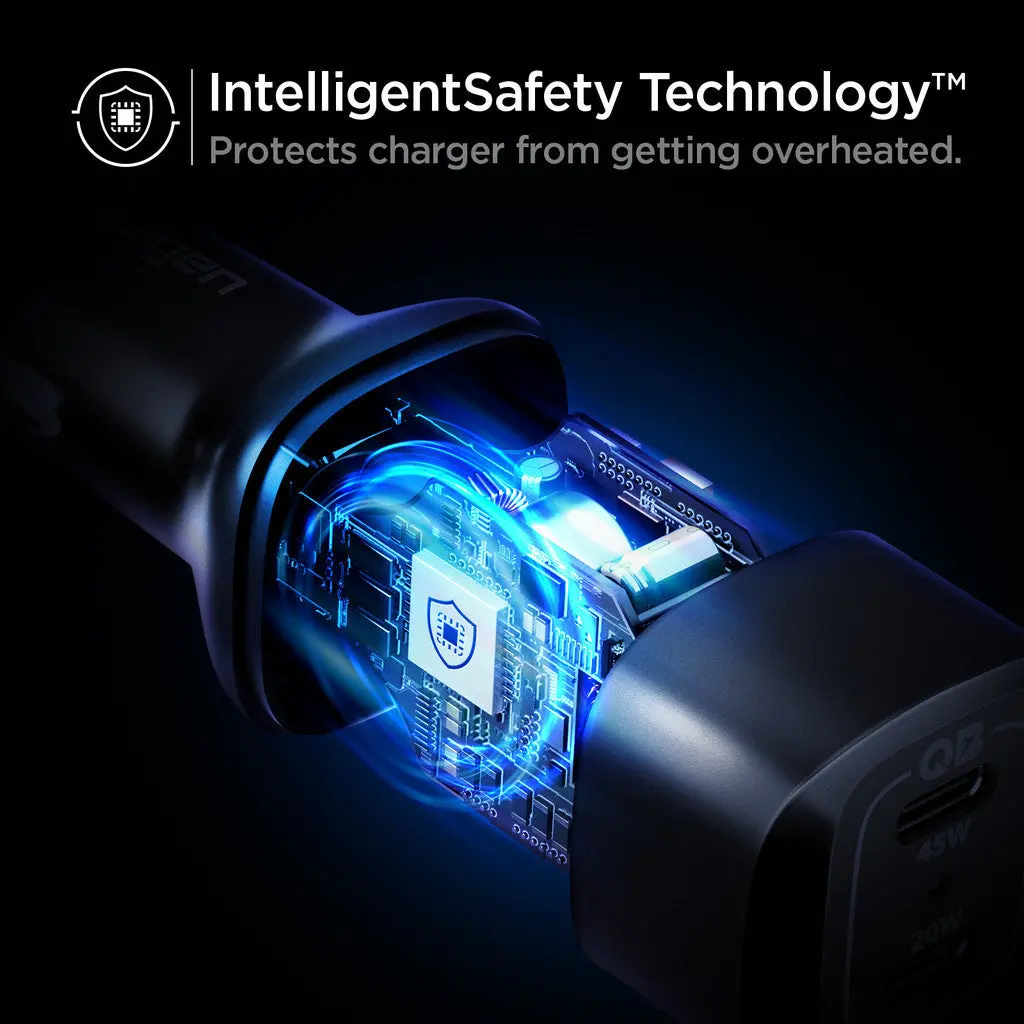 ArcStation™ Dual Port USB C Car Charger (PD 3.0 45W + 20W) - Image 7