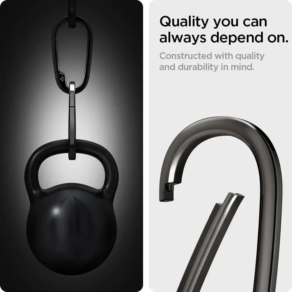 [3 Pack] Carabiner Clips D Ring Spring Snap Hook - Image 5