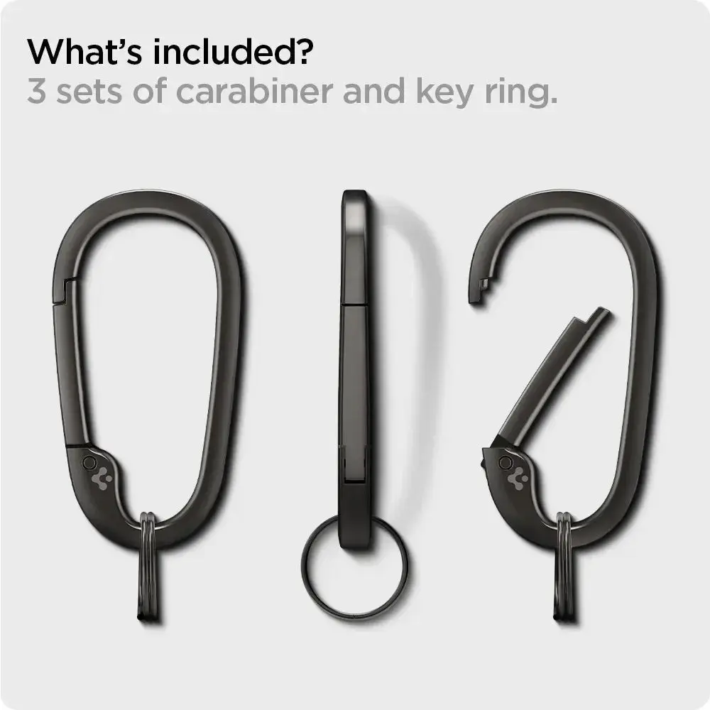[3 Pack] Carabiner Clips D Ring Spring Snap Hook - Image 7