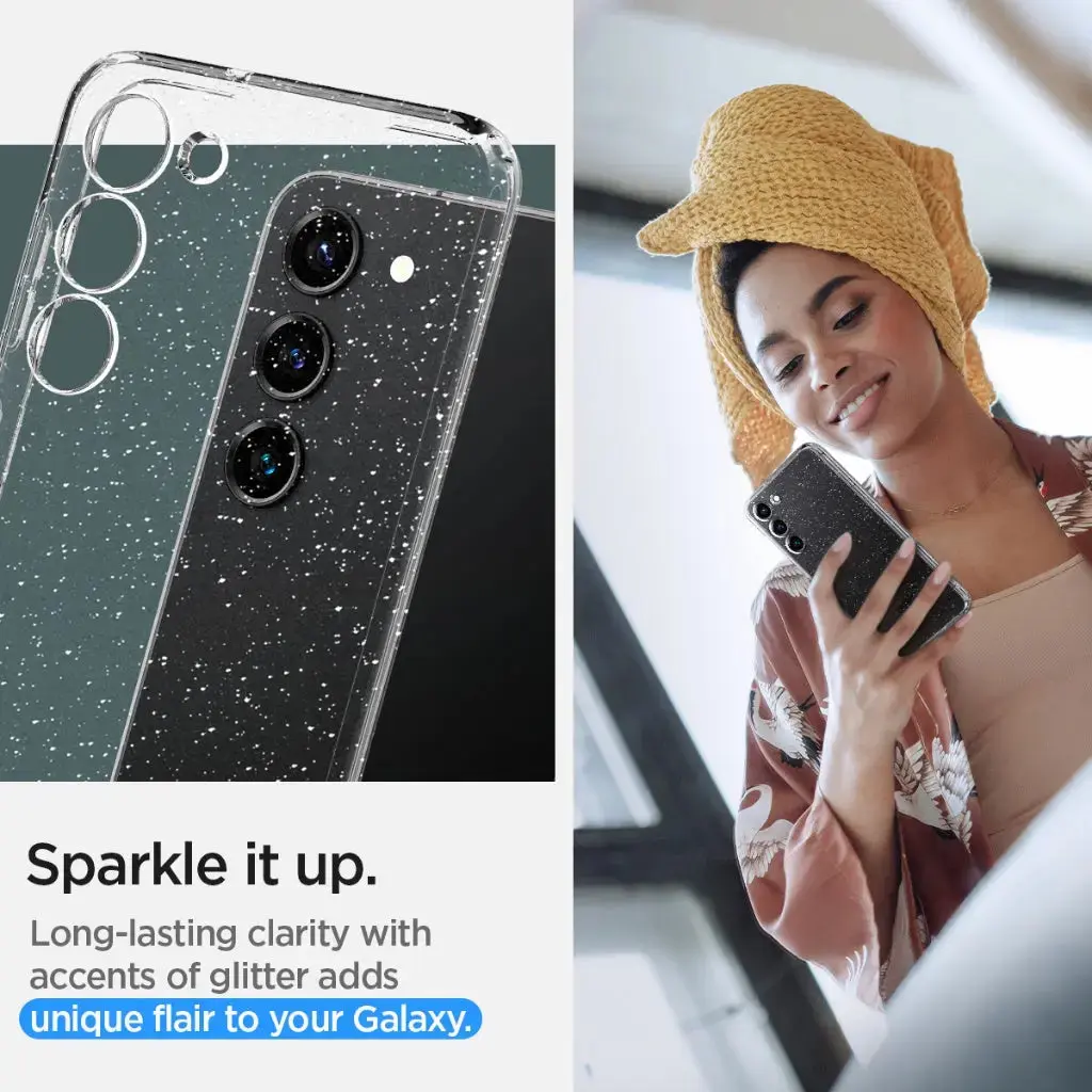 Galaxy S23 Plus Case Liquid Crystal Glitter - Image 3