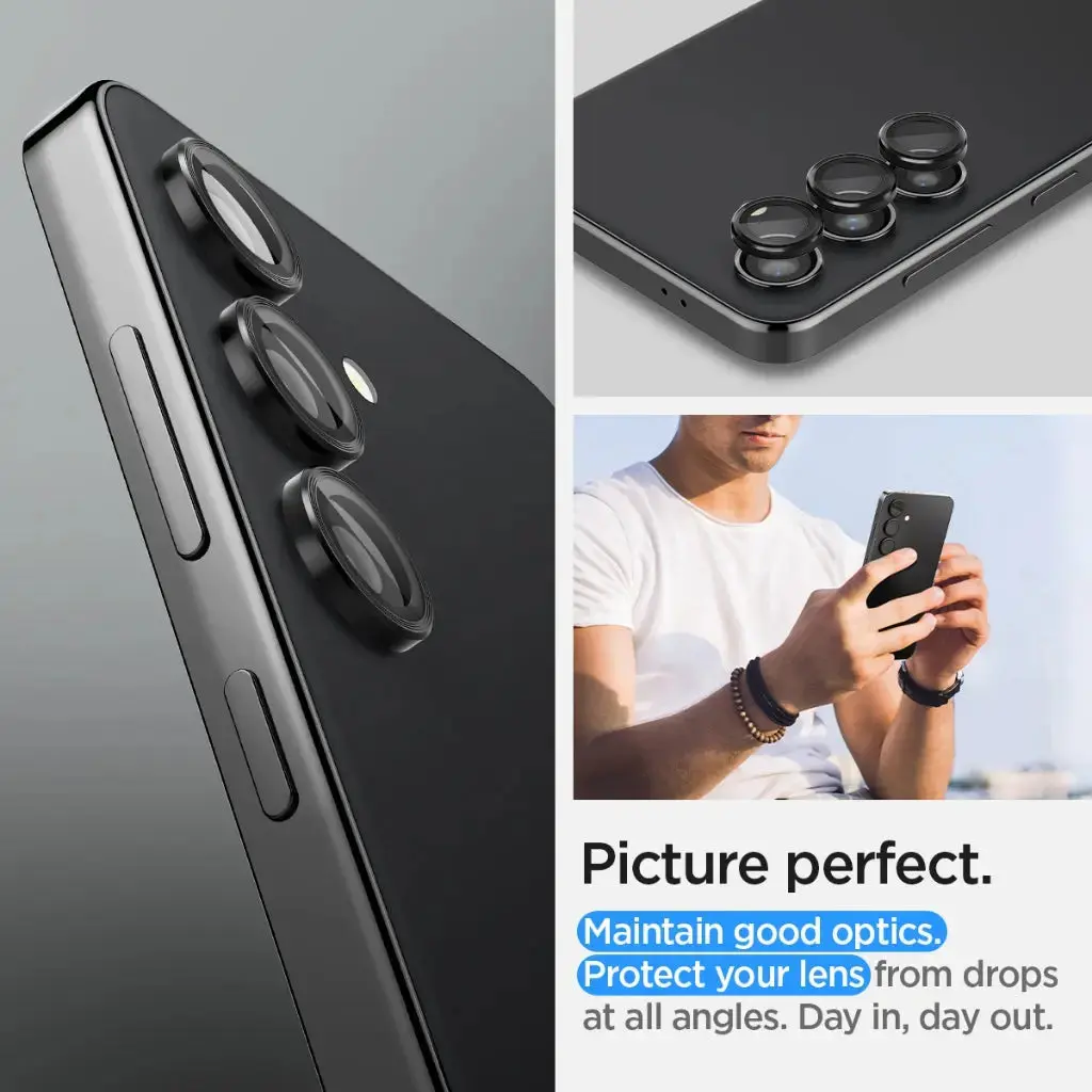 [2 Pack] Galaxy S24 Plus Camera Lens Protector EZ Fit Optik Pro - Image 4
