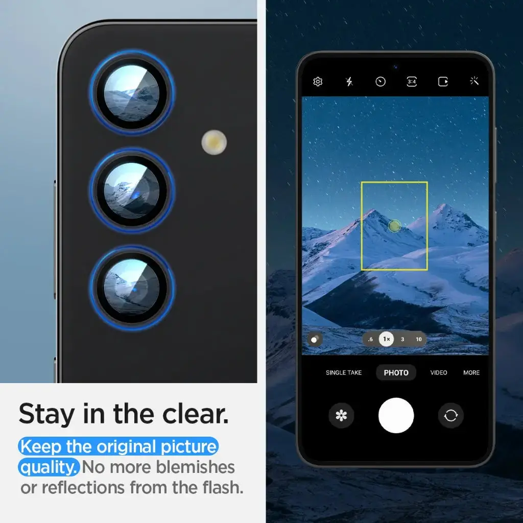 [2 Pack] Galaxy S24 Plus Camera Lens Protector EZ Fit Optik Pro - Image 5