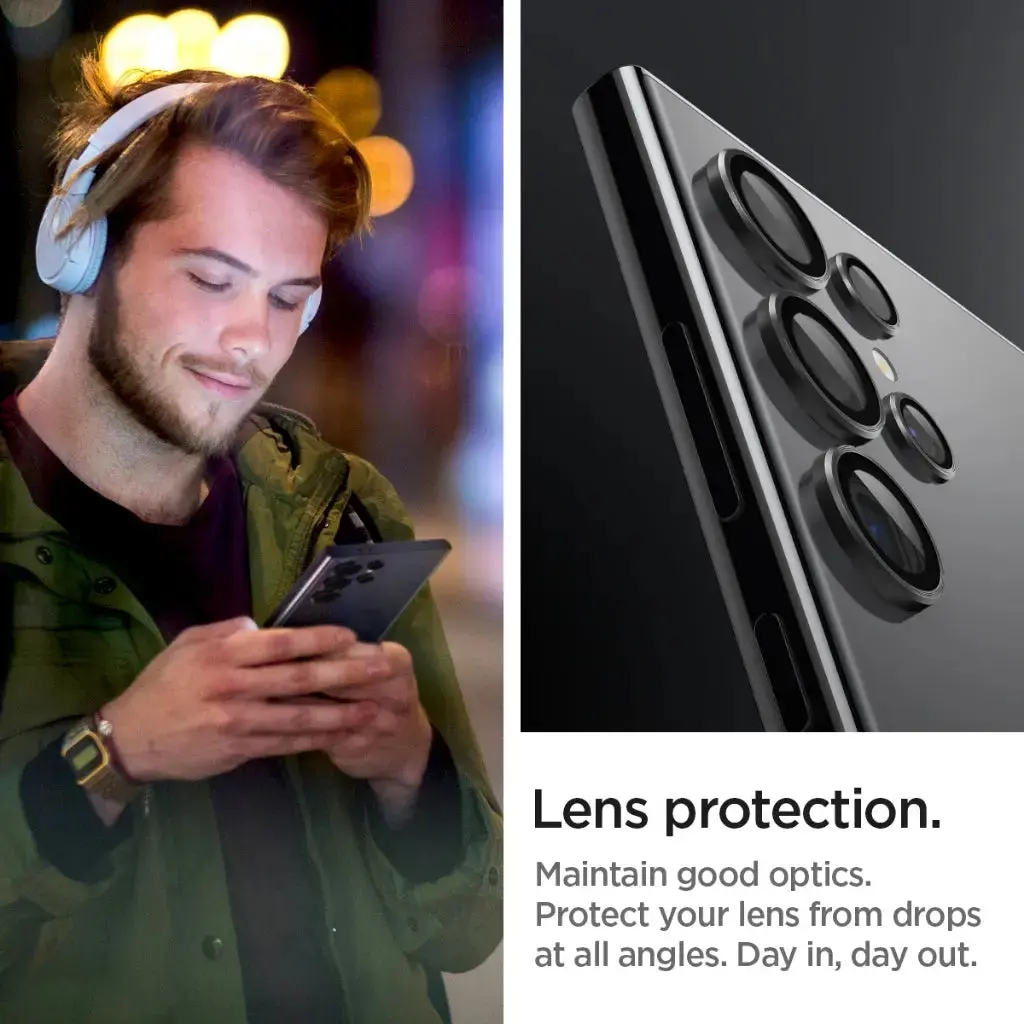 [2 Pack] Galaxy S24 Ultra Camera Lens Protector EZ Fit Optik Pro - Image 4