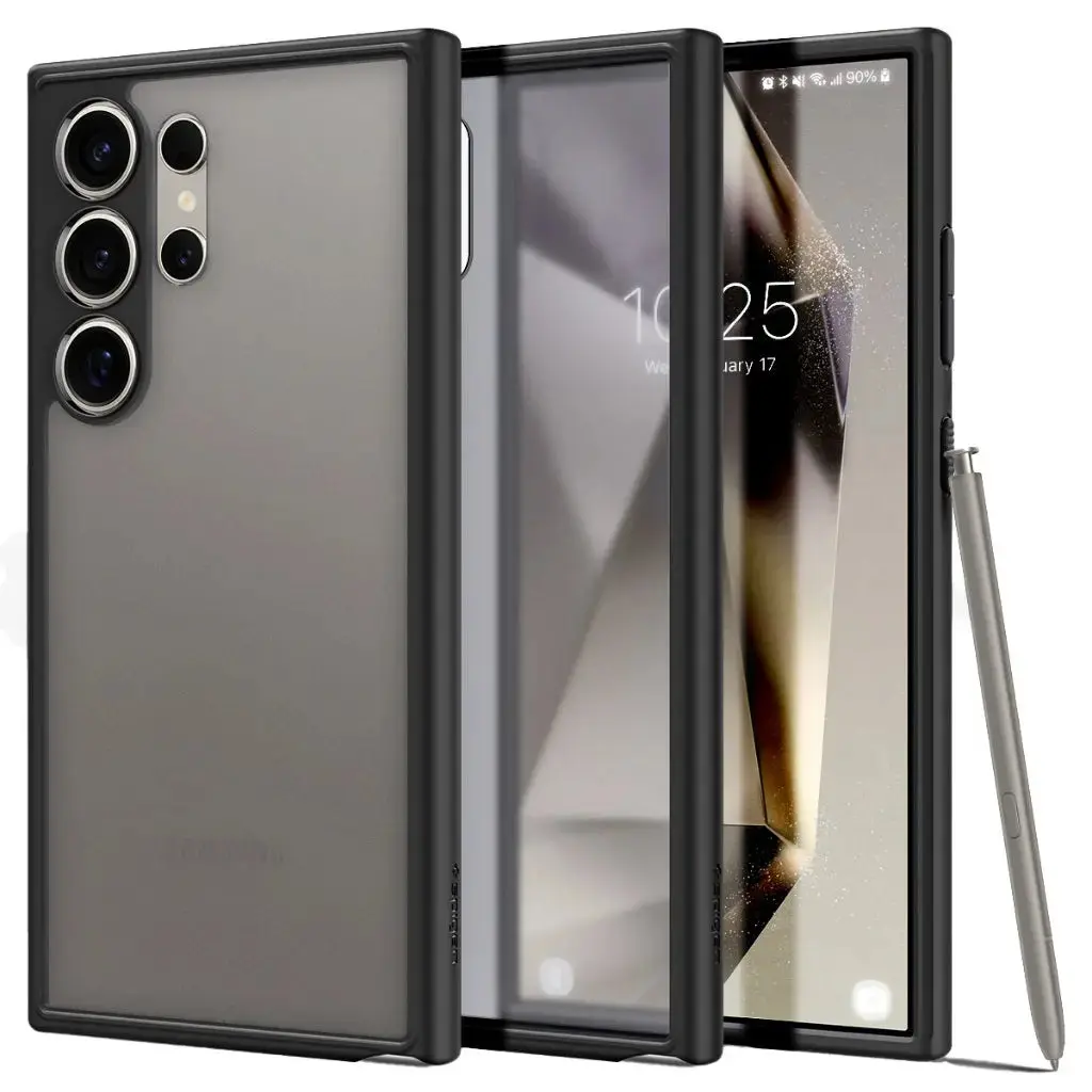 Galaxy S24 Ultra Case Ultra Hybrid Frost Black - Image 3