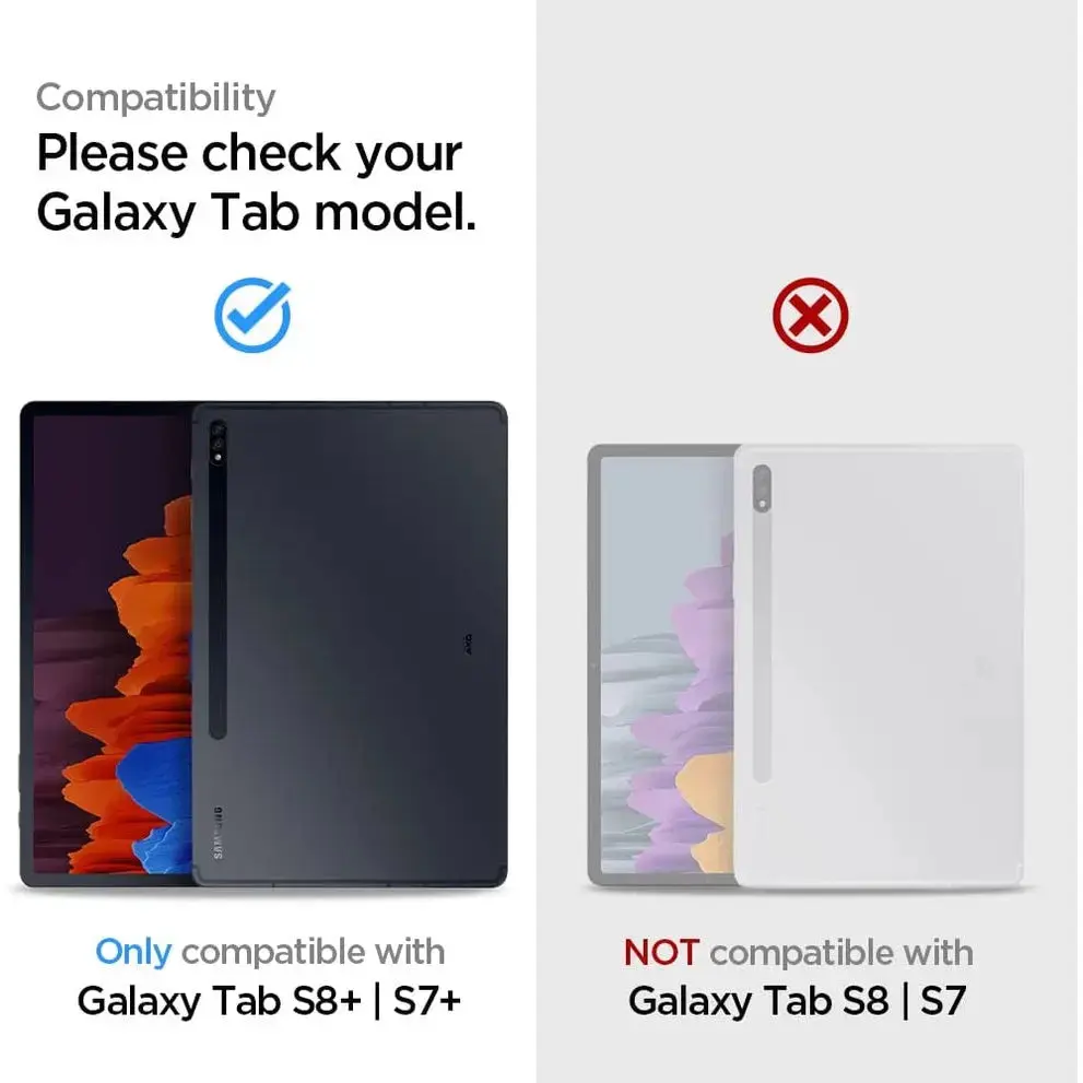 Galaxy Tab S8 Plus / S7 Plus Screen Protector EZ FIT GLAS.tR - Image 2