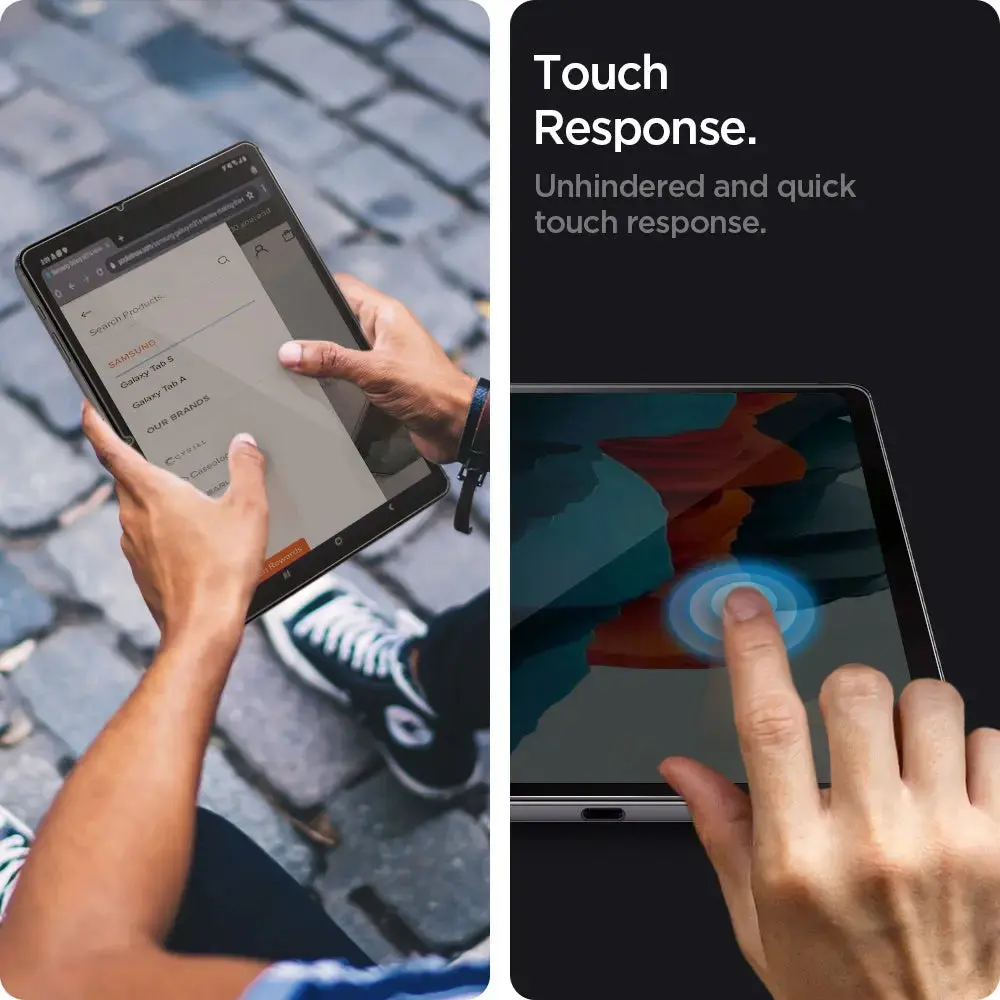 Galaxy Tab S8 / Galaxy Tab S7 EZ FIT GLAS.tR Screen Protector - Image 7