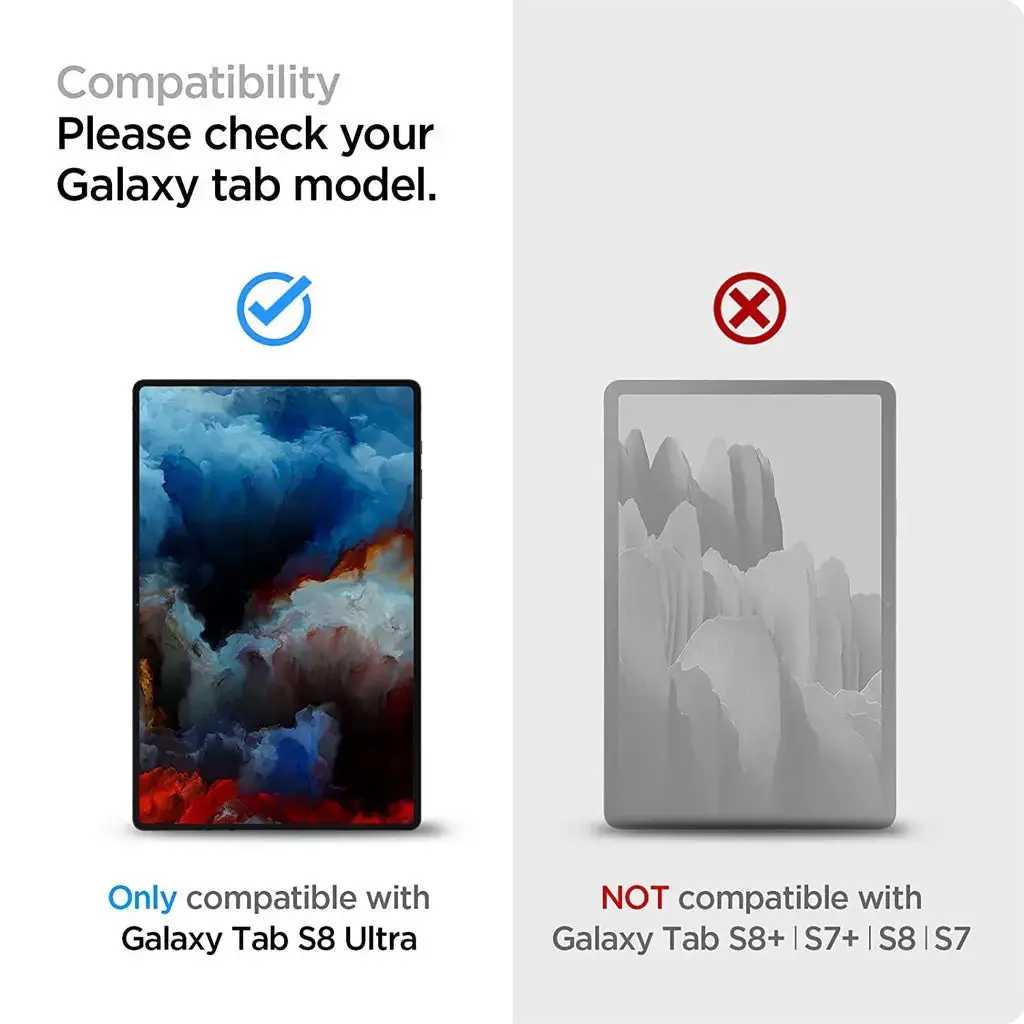 Galaxy Tab S8 Ultra Screen Protector EZ FIT GLAS.tR - Image 2