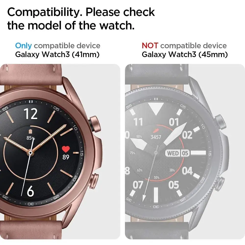 [2 Pack] Galaxy Watch 3 Screen Protector (41mm) Pro Flex EZ Fit - Image 2