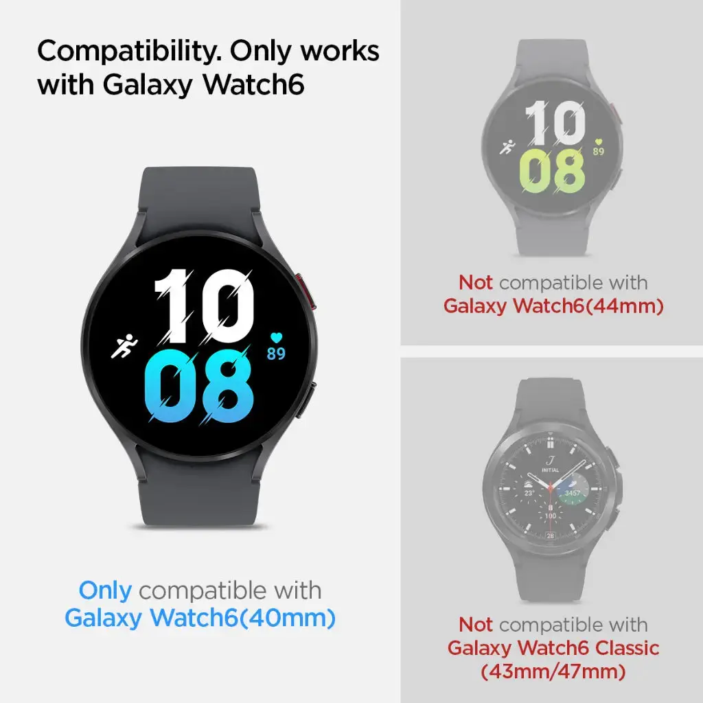 [2 Pack] Galaxy Watch 6 Screen Protector (40mm) EZ FIT GLAS.tR - Image 2