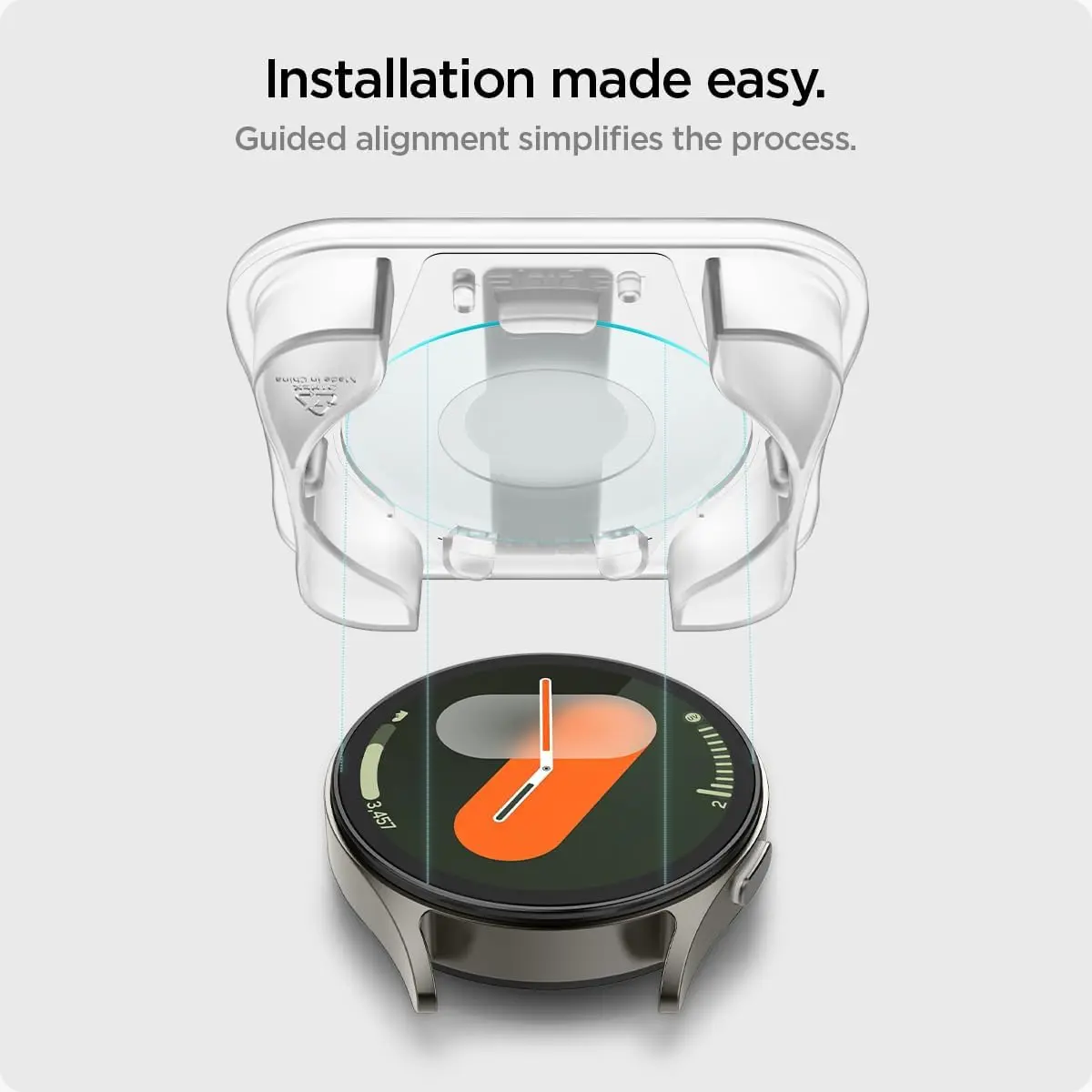 [2 Pack] Galaxy Watch 7 Screen Protector (40mm) EZ FIT GLAS.tR - Image 4