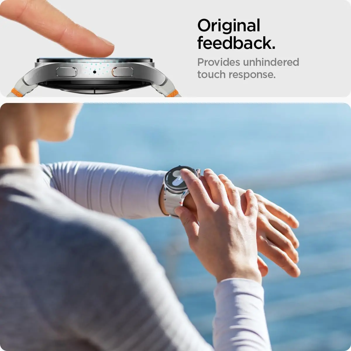 [2 Pack] Galaxy Watch 7 Screen Protector (44mm) EZ FIT GLAS.tR - Image 2