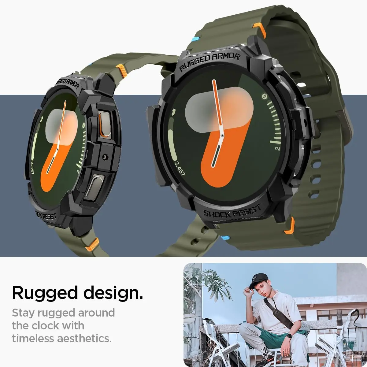 Galaxy Watch 7 Case (44mm) Rugged Armor - Image 6