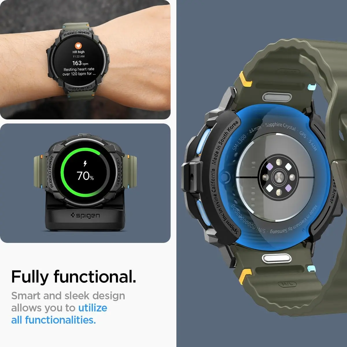 Galaxy Watch 7 Case (44mm) Rugged Armor - Image 7