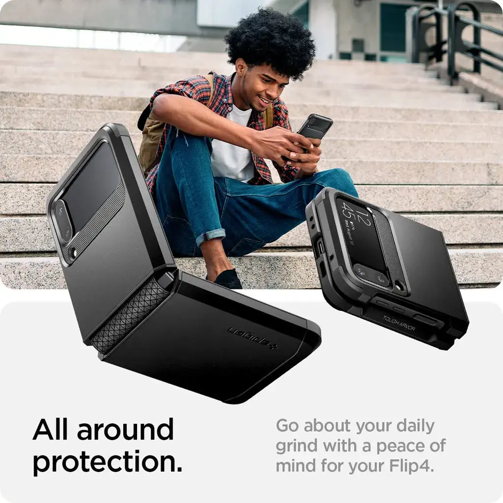 Galaxy Z Flip 4 Case Tough Armor - Image 6