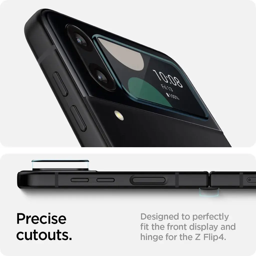 [2 Pack] Galaxy Z Flip 4 Screen Protector and Hinge Film - Image 5