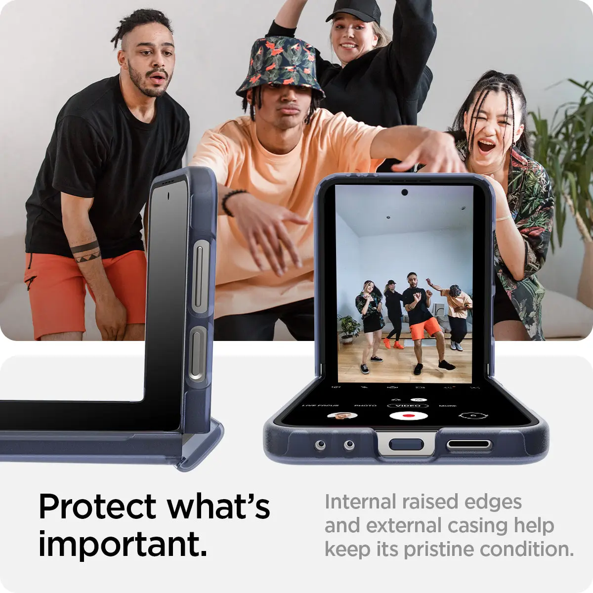 Galaxy Z Flip 7 FE / Flip 6 Case Cover Ultra Hybrid Pro Frost - Image 5
