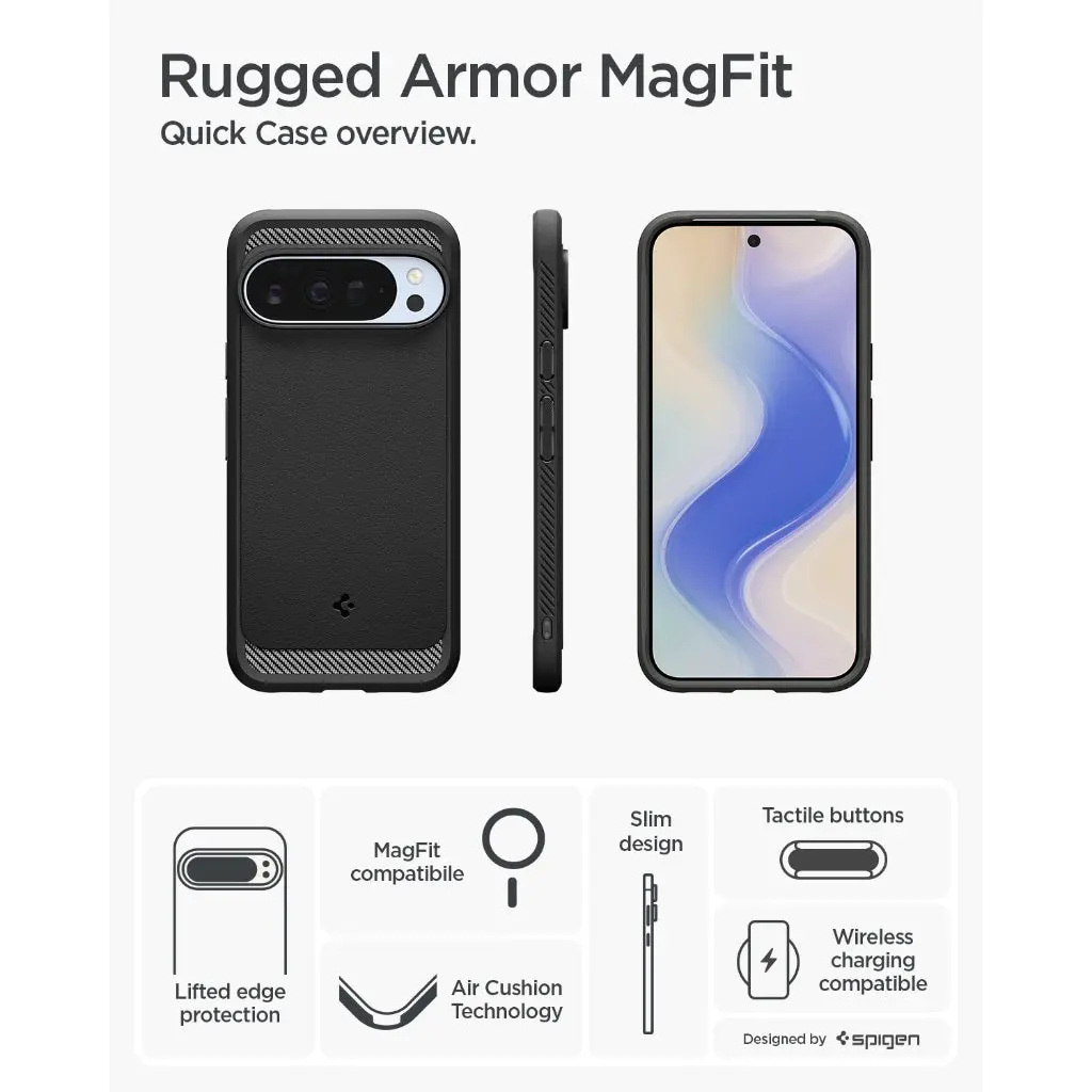 Google Pixel 10 Pro XL Case Rugged Armor MagFit - Image 3