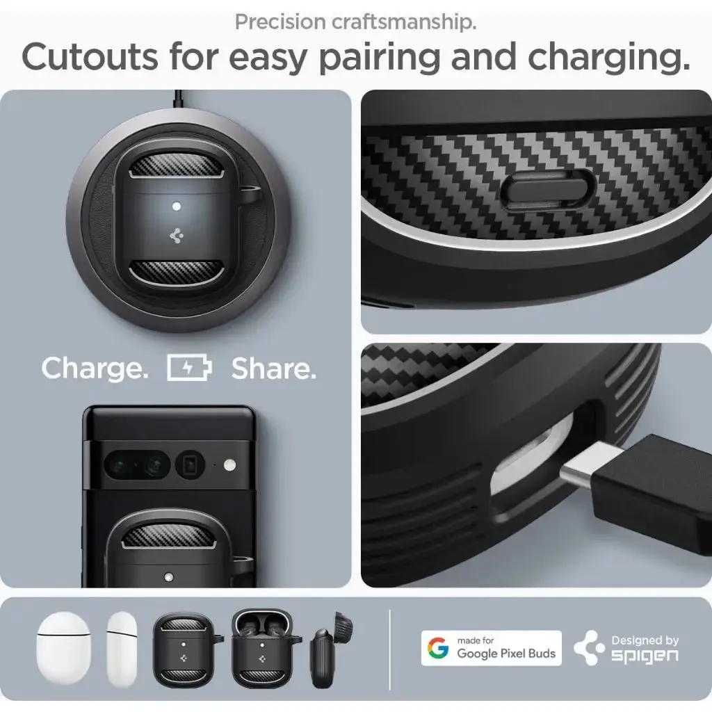 Google Pixel Buds Pro Case Rugged Armor - Image 7