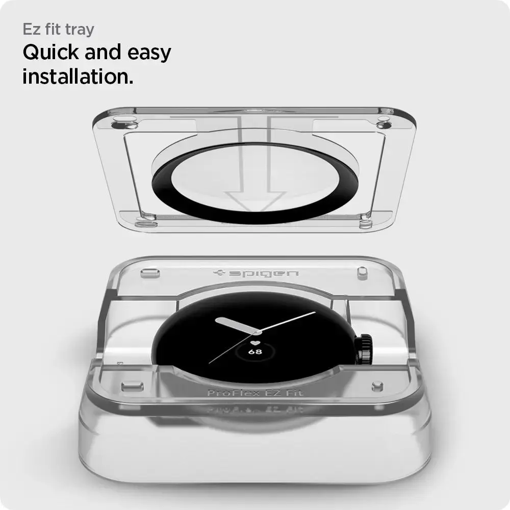 [2 Pack] Google Pixel Watch Screen Protector ProFlex EZ Fit - Image 4