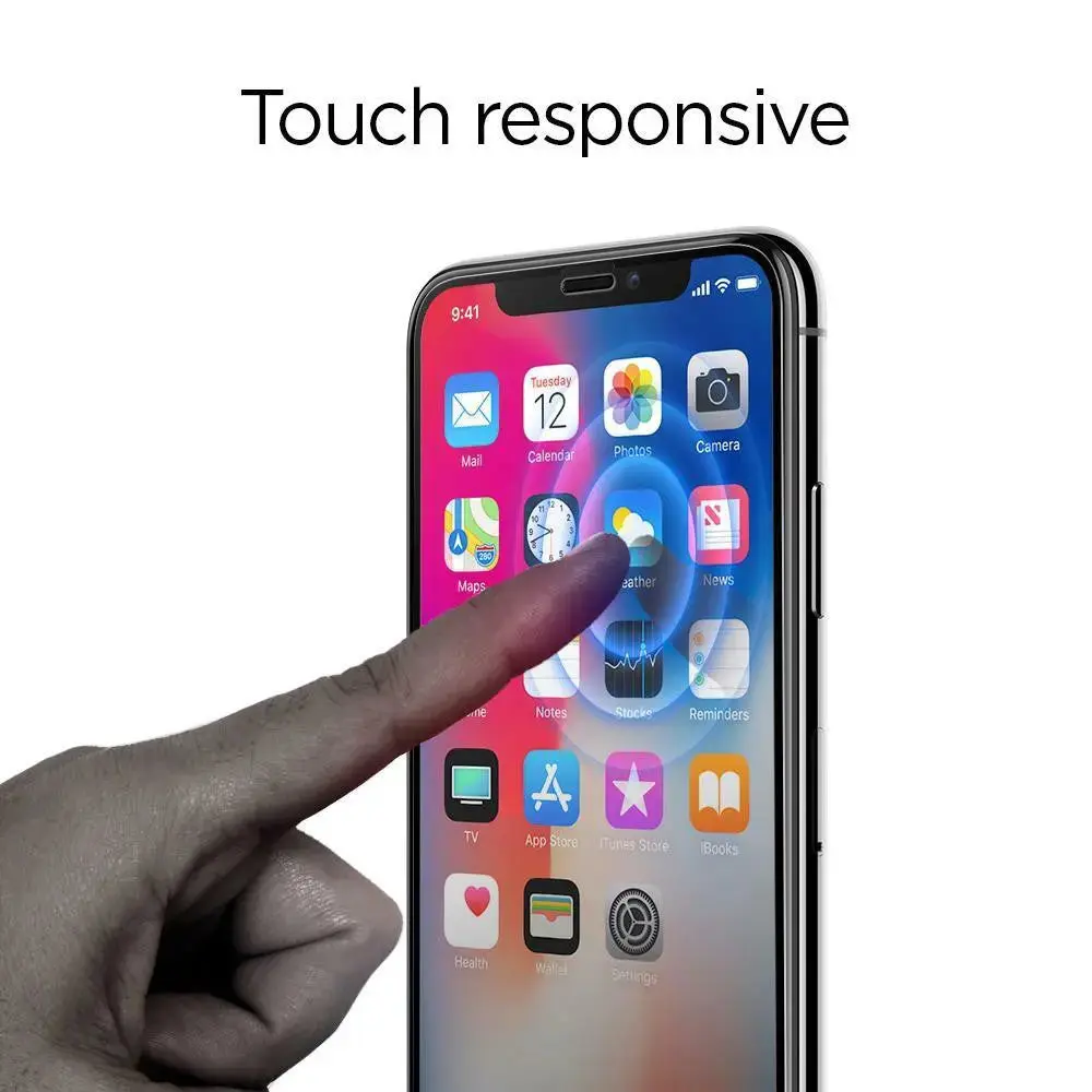 [2 Pack] iPhone XS Max / iPhone 11 Pro Max Screen Protector  Full Coverage HD Tempered Glass - Image 5