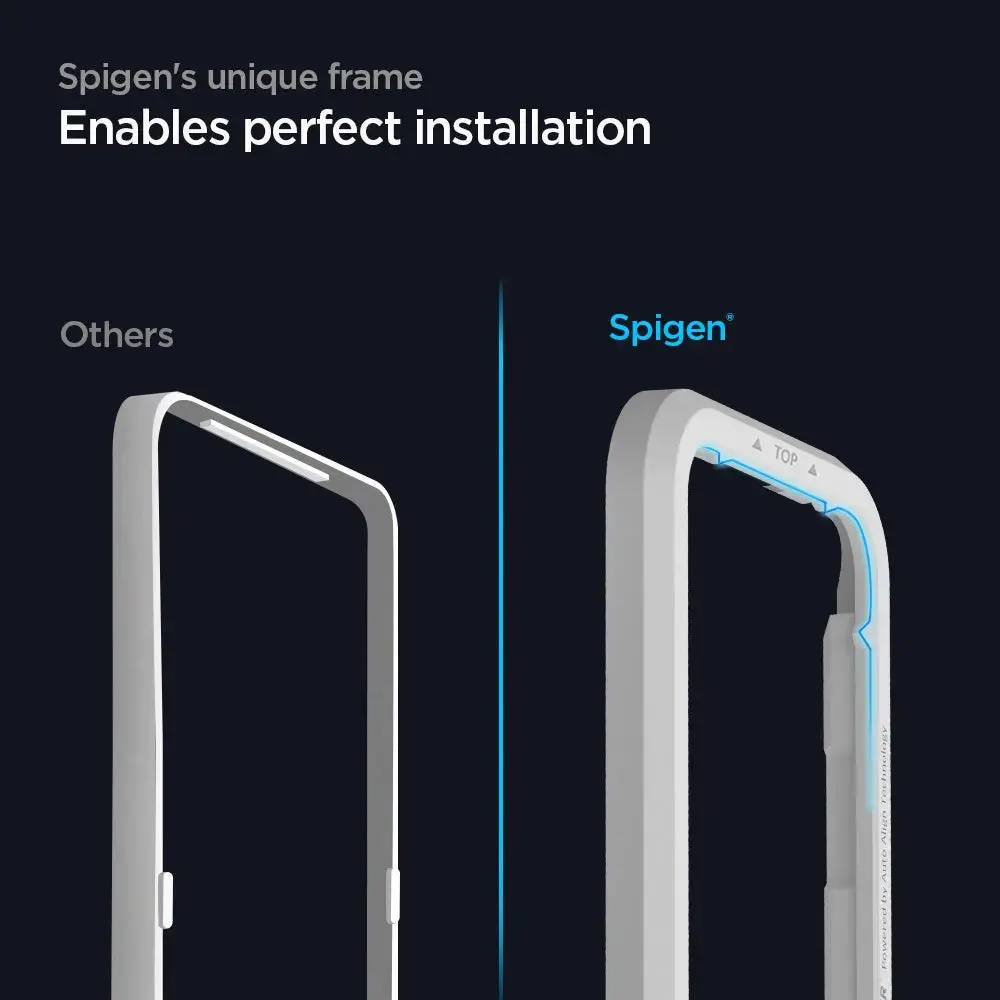 [2 Pack] iPhone 12 Pro iPhone 12 AlignMaster Full Coverage Tempered Glass - Image 4
