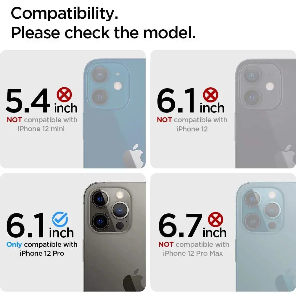 [2 Pack] iPhone 12 Pro Camera Lens Protector Optik - Image 2
