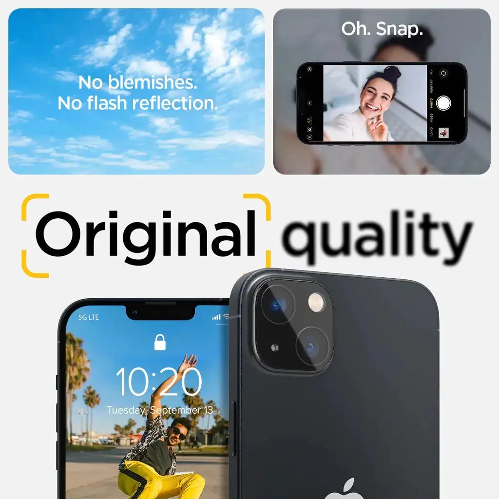 [2 Pack] iPhone 14 Plus / iPhone 14 Camera Lens Protector Optik - Image 7
