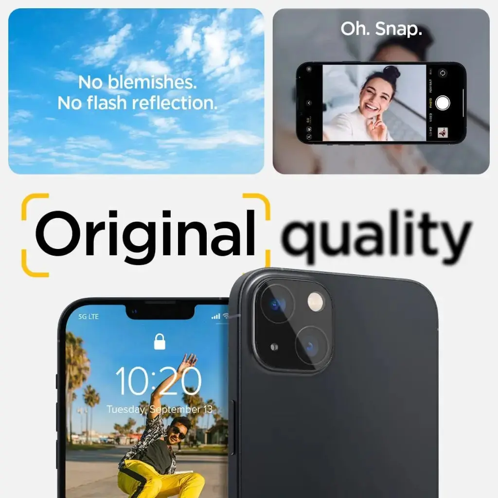 [2 Pack] iPhone 14 Plus / iPhone 14 Camera Lens Protector Optik - Image 5