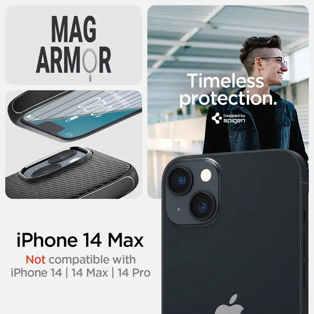 iPhone 14 Plus / iPhone 15 Plus Case Mag Armor Magfit Magsafe Case - Image 2
