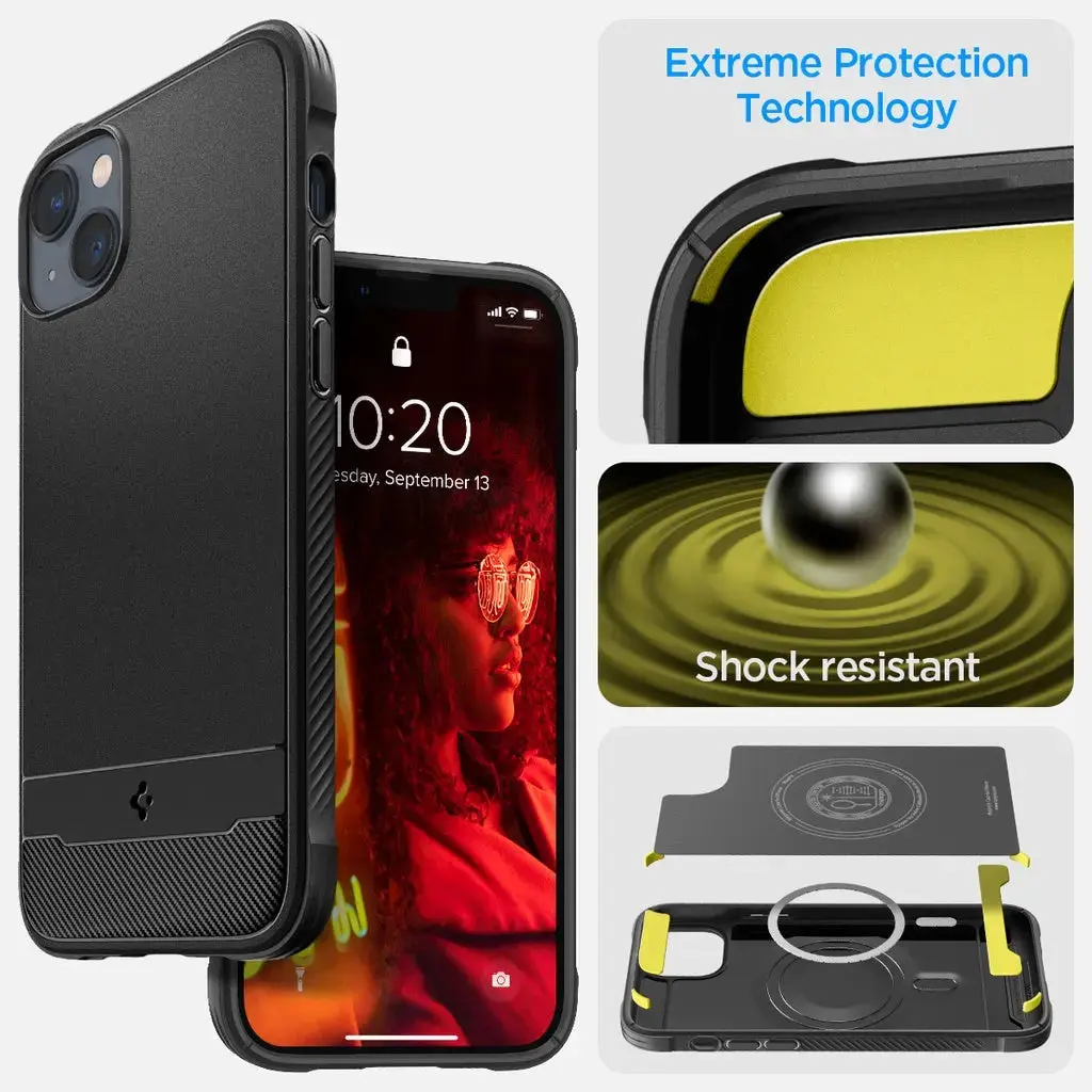iPhone 14 Plus / iPhone 15 Plus Case Rugged Armor Magfit Magsafe Case - Image 7